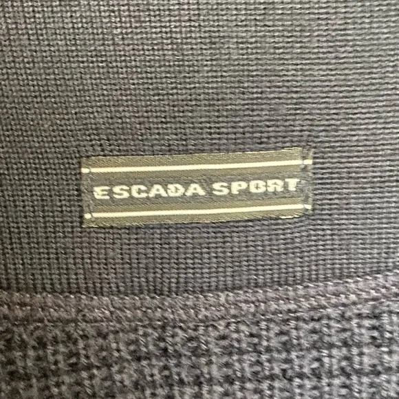 Escada Sport 1/4 zip wool pullover sweater sz S